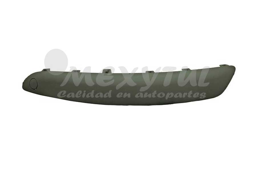 [PE30703MFADL] BANDA DEFENSA (MOLDURA/HULE) PEUGEOT 307 03-05 DEL IZQ (120099)