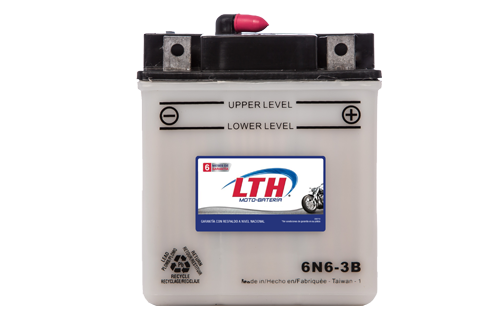 BATERIA LTH 6N6-3B P/MOTO 1 PZA COD. TW-YC-CR0262 (125590)