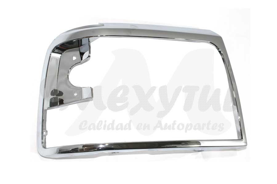 [FOPU92BISCRR] BISEL FARO FORD PU DE 1992 AL 1998 / F-350 1992 AL 1998 CROM DER N1 (1347)