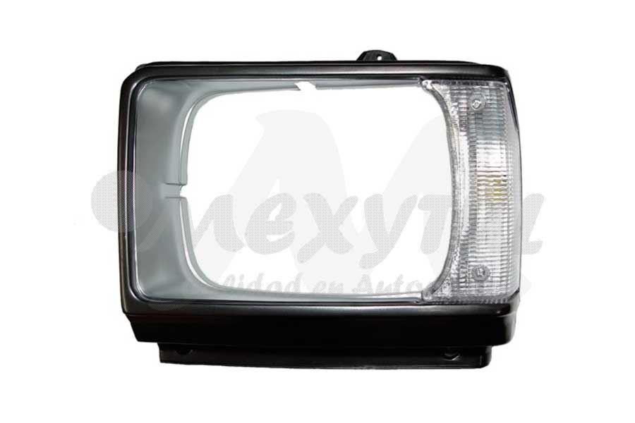 [TOPU82BISFCL] BISEL FARO TOYOTA PU 82-83 GRIS C/CUARTO FARO CUADR IZQ (100818)