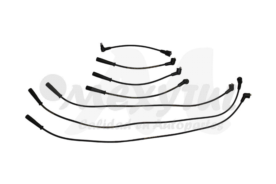 [UCAB6312] CABLES PARA BUJIAS TOYOTA 4RUNNER TRUCKS PU DE 1988 AL 1989 6 CIL COD. 6312 (134242) 