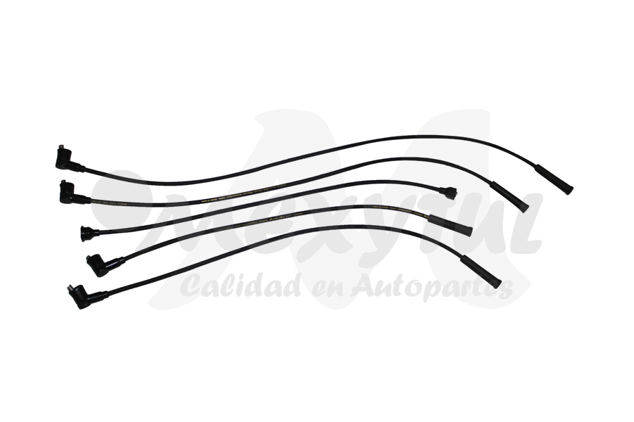 [UCAB203] CABLES PARA BUJIAS UNIVERSAL UNIVERSAL HYUNDAI MITSUBICHI 2.0/2.4/2.64 CIL DE 1978 AL 1989 COD.203 (134197)