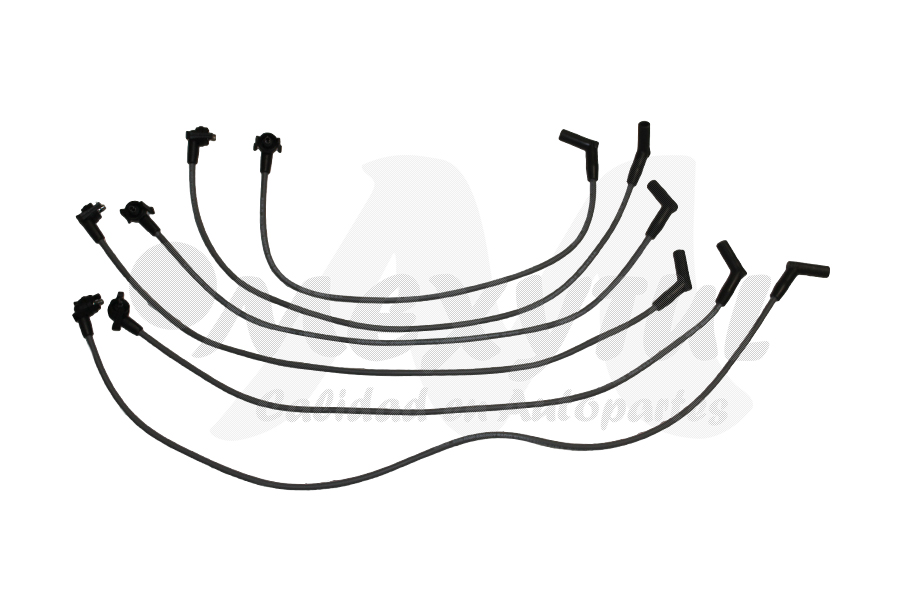 [FOLOB97CABBU] CABLES PARA BUJIAS FORD TRUCK LOBO DE 1997 AL 2000 / F150 1/2 TON PICKUP DE 1997 AL 2000 4.2 V6 GARLO COD. 3332 (134222) 