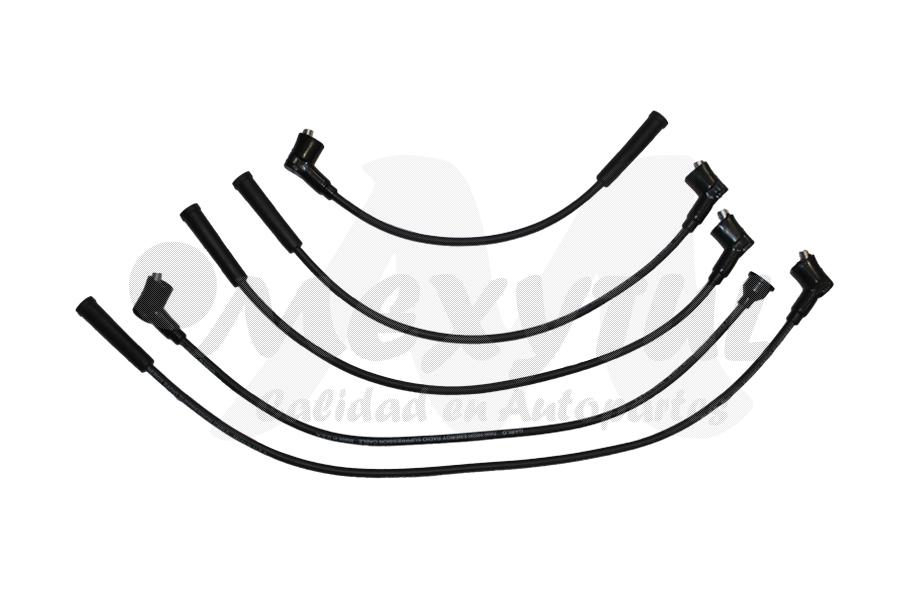 [NITSU92CABBUCACO] CABLES PARA BUJIAS NISSAN TSURU II DE 1992 AL 1994 CAPUCHON CORTO GARLO COD. JG-146 (134159) 
