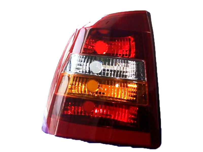 [CHAST00CALTYABOL] CALAVERA CHEVROLET ASTRA DE 2000 AL 2003 4 PTAS ROJO/BCO/AMBAR CLARA S/ARNES IZQ HGO  (10071)