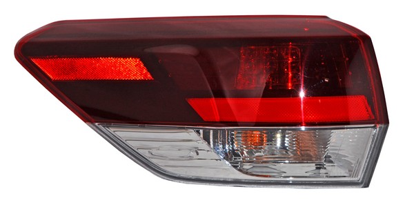 CALAVERA TOYOTA HIGHLANDER 2017 AL 2019 LEDS OSC EXT IZQ TYC