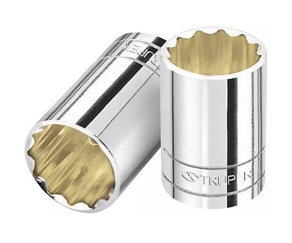 [TRDAD12PUCU1/2DE23] DADO 12 PUNTAS CUADRO 1/2" DE 23MM TRUPER COD.13537 D-5423-EM(129075)