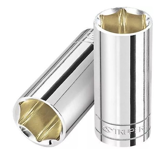 DADO 6 PUNTAS LARGO CUADRO 1/4" DE 11MM TRUPER COD.13205 D-4711-LM(126446)