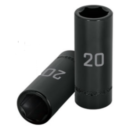 DADO IMPACTO LARGO 6 PUNTAS CUADRO 1/2" DE 21MM TRUPER COD. 12433 D-7321-M (133985)