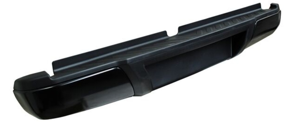 [NINP316FASNET] DEFENSA NISSAN PU NP300 DE 2016 AL 2020 NEG ESCALON C/BRACK'S TRAS TW