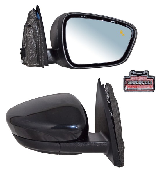 ESPEJO FORD ESCAPE 20-21 ELECT P/PINT C/SENSOR PUNTO CIEGO C/DESEMP C/MEM DER TW