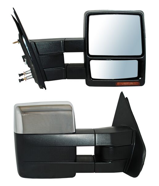 ESPEJO FORD SUPER DUTY 08-16 ELECT C/DESEMP C/DIRECC CROM C/LUZ INF C/MEM TELESCOPICO DER TW