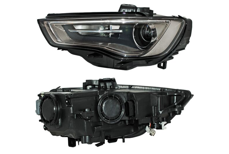 [20-E572-A6-2B] FARO AUDI A3 2013 AL 2016 OSC ELECT C/MOTOR LEDS IZQ TYC