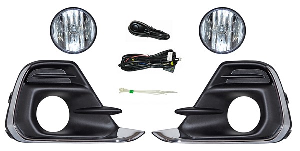 [CV943E] FARO AUX (NIEBLA) CHEVROLET SPARK DE 2016 AL 2018 LINEA NVA C/REJILLA F/CROM JGO TW