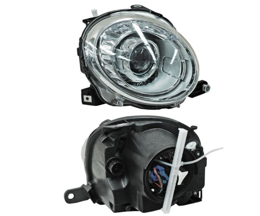 FARO FIAT FIAT 500 2009 AL 2013 C/LUPA SUP DER TYC