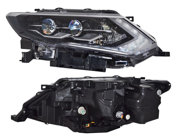 [20-G583-06-9B] FARO NISSAN XTRAIL 2018 AL 2019 EXCLUSIVE ELECT C/MOTOR LEDS DER TYC