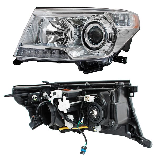 [20-E772-06-1A] FARO TOYOTA LAND CRUISER 2013 AL 2016 P/XENON C/ LEDS ELECT C/ MOTOR TYC IZQ