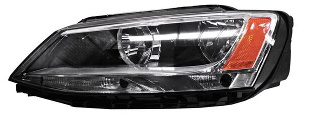 [VOJET11FARHGL] FARO VOLKSWAGEN JETTA BICENTENARIO 2011 AL 2018 P/2 CUARTO IZQ CN (127975)