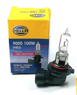 FOCO 9005 (HB3) 12V 100W P20d HIGH WATTAGE HALÓGENO HELLA 1 PZA