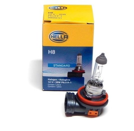 FOCO H8 12V 35W PGJ19-1 ESTANDAR HALÓGENO HELLA 1 PZA