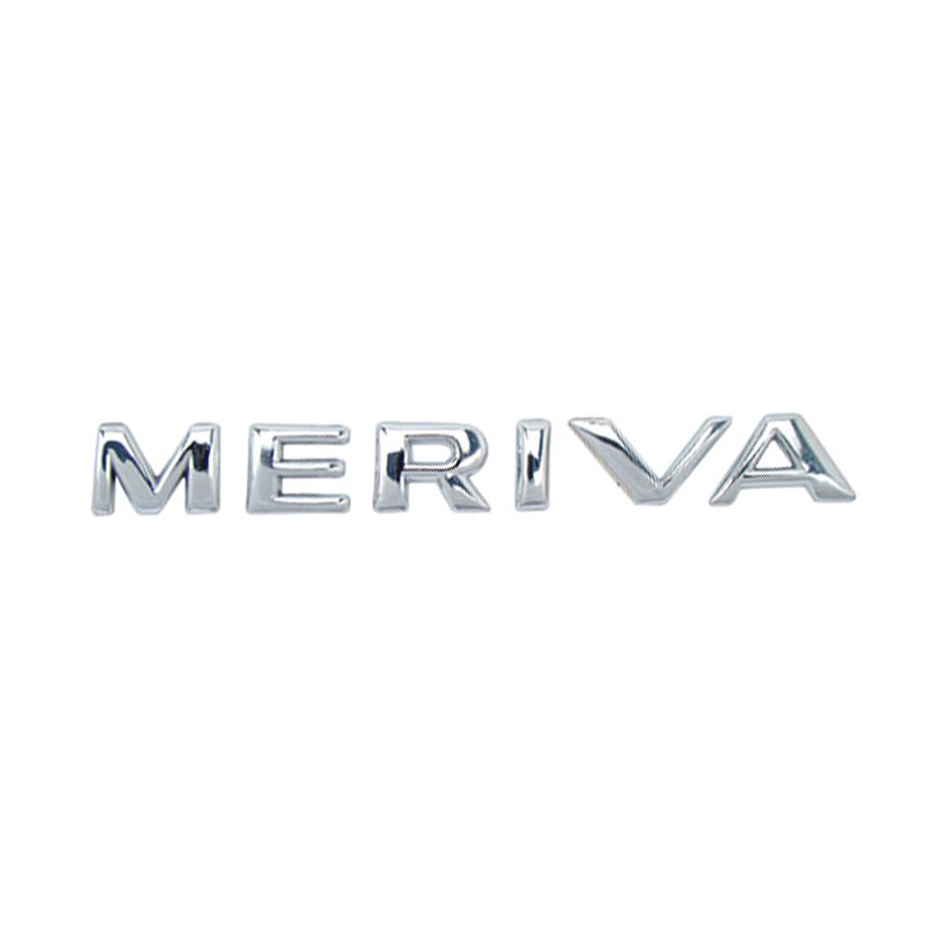 [MECHEINT] INSIGNIA ORIGINAL 5TA PUERTA LETRAS CHEVROLET MERIVA DE 2004 AL 2008 C/ADHERIBLE 13.5X1.8CM 1 PZA ( C-129)
