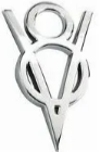 [V8EXFORLELT] INSIGNIA ORIGINAL FORD V8 EXPLORER LETRAS LAT TRAS ( F-118)