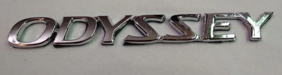 [HOOD07INLE] INSIGNIA ORIGINAL HONDA ODYSSEY DE 2007 AL 2012 LETRAS