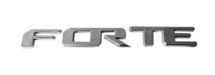 [KIFO15INLE] INSIGNIA ORIGINAL KIA FORTE DE 2013 AL 2021 LETRAS N1