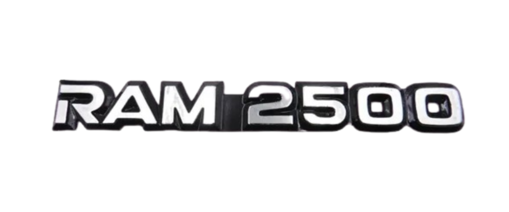 [RA25CHRINLEL] INSIGNIA ORIGINAL LETRAS DODGE RAM 2500 LAT COD. CH-030