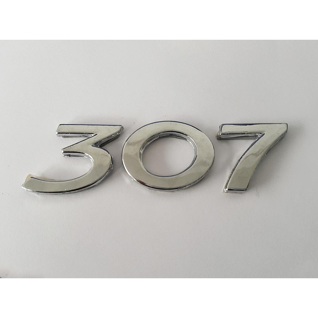 INSIGNIA ORIGINAL PEUGEOT 307 DE 2003 AL 2006 TRAS ( PE-005)
