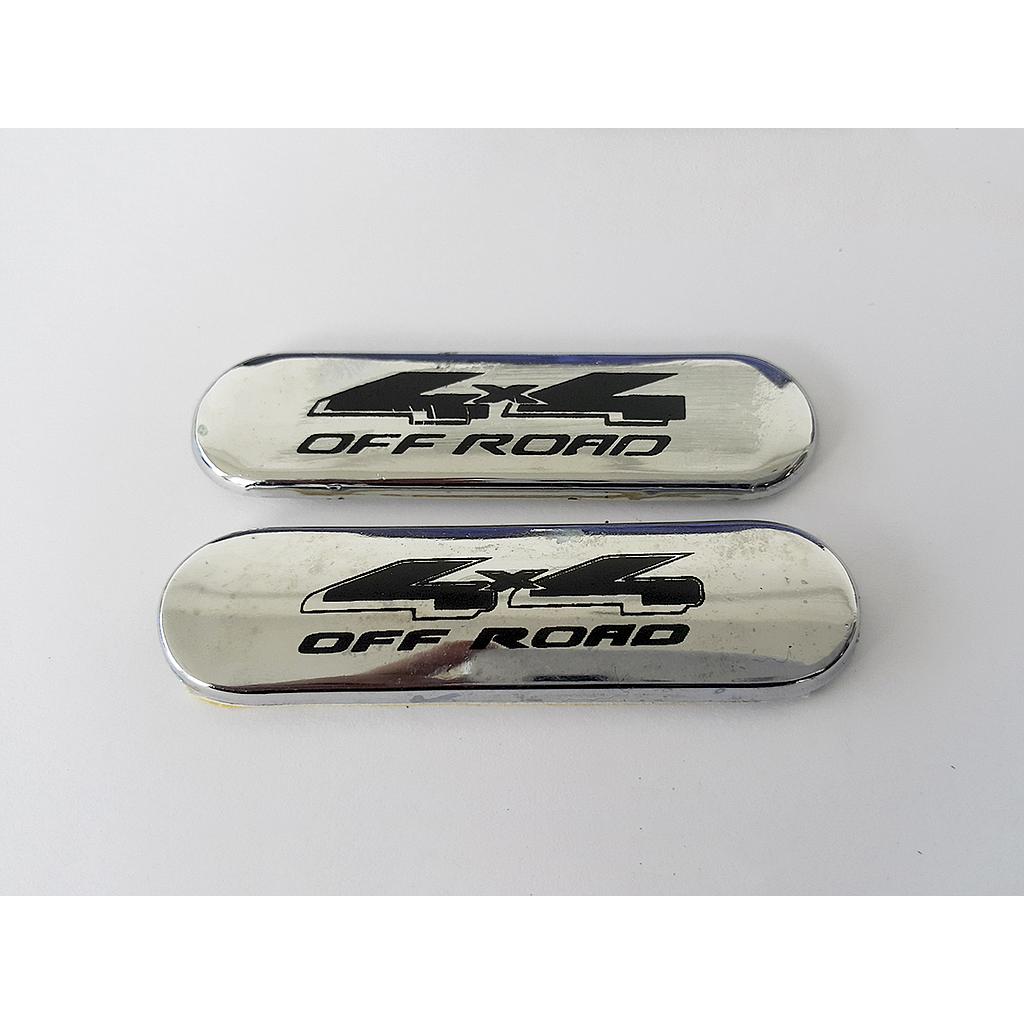 INSIGNIA ORIGINAL PLACA 4X4 DECORATIVO LETRAS ( L-258)