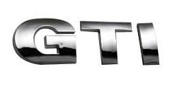 INSIGNIA ORIGINAL VOLKSWAGEN GTI LETRAS CROM OSC (V-067)