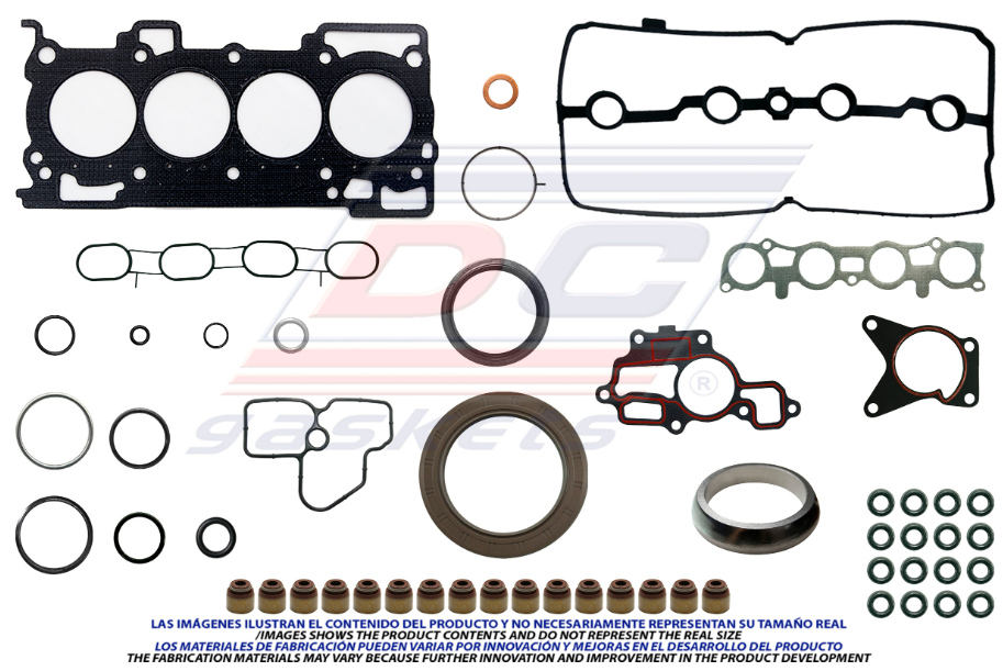 [FGS-130] JUEGO DE JUNTAS DE MOTOR CHEVROLET PU 6L 194 230 250 292 DE 1963 AL 1990 DC COD. FS-1238(115861)
