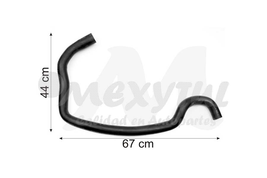 [UMAR5064] MANGUERA RADIADOR DODGE GRAND VOYAGER DE 1992 AL 1995 SUP COD. 5064 22003 (132775)