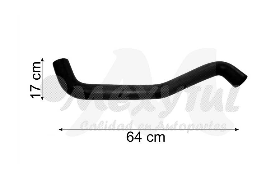 MANGUERA RADIADOR FORD EXPEDITION DE 1998 AL 2000 SUP TODOS 6.8L COD. 3551 CH130061/PU F-150 0-0/PU F-250 0-0 (132691)