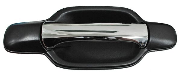 MANIJA EXT CHEVROLET COLORADO / CANYON DE 2004 AL 2012 S/HOYO P/LLAVE PLAST NEG/CROM DEL DER TW