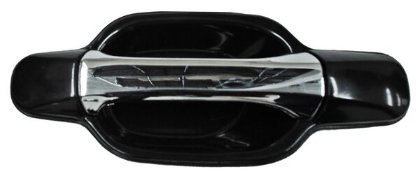 MANIJA EXT CHEVROLET COLORADO/ CANYON 04-12 PLAST NEG/CROM TRAS IZQ TW
