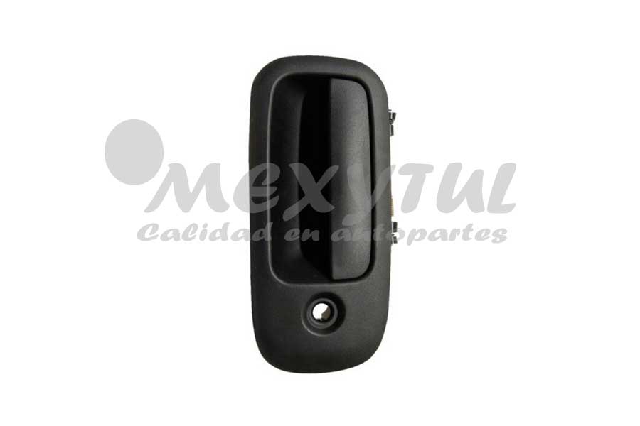 MANIJA EXT CHEVROLET VAN EXPRESS DE 1996 AL 2007 C/HOYO P/LLAVE PLAST LISA DEL DER (5848)
