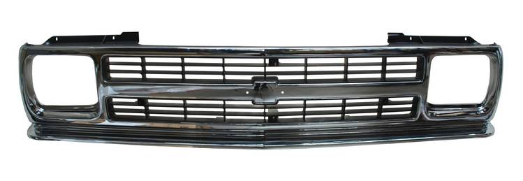 [CHS1091PARCR] PARRILLA CHEVROLET S10 91-92 CROM (6742)