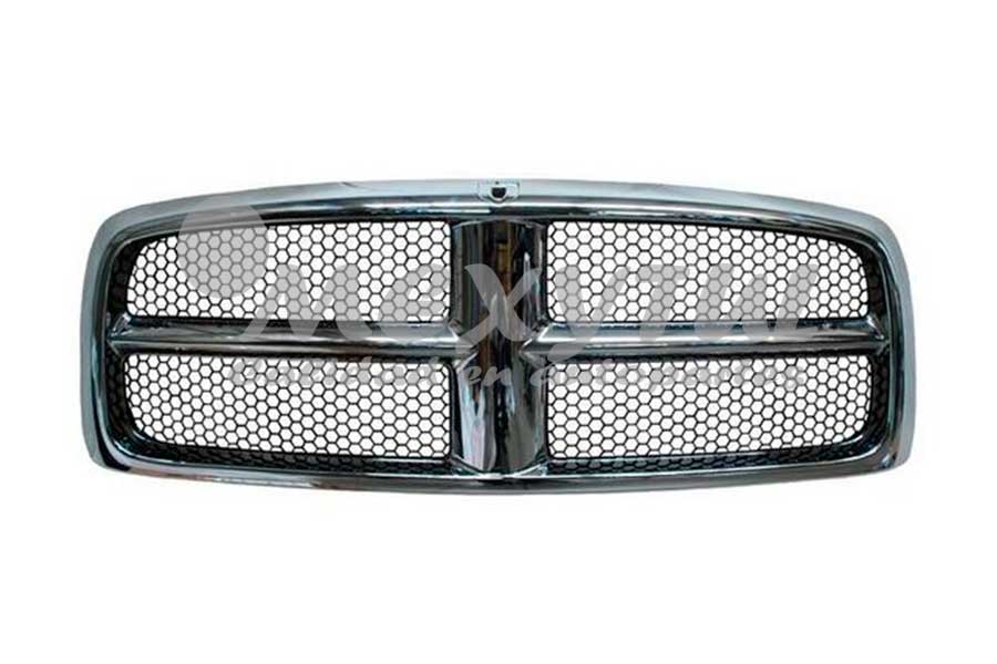 PARRILLA DODGE PU RAM DE 2002 AL 2005 COMPLETA CROM PANAL P/PINT(6809) TW