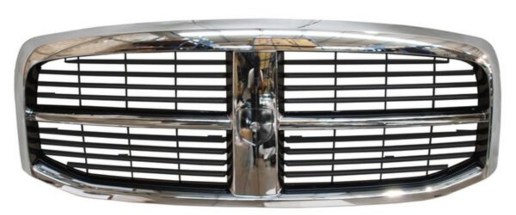 [DOPUR06PARCR] PARRILLA DODGE PU RAM 2006 AL 2008 1.5/2.5/3.5 TON CROM/NEG (1486)