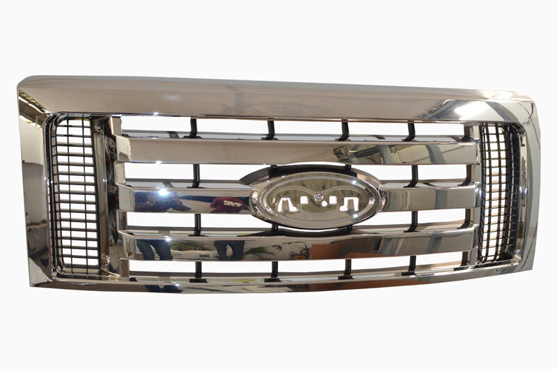 [FOPUL99PARCR] PARRILLA FORD PU LOBO DE 2009 AL 2012 CROM 3 LINEAS (130037) ****2
