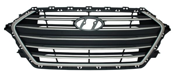 [HYEL17PACMPL] PARRILLA HYUNDAI ELANTRA 17-18 C/MOLD PLATA