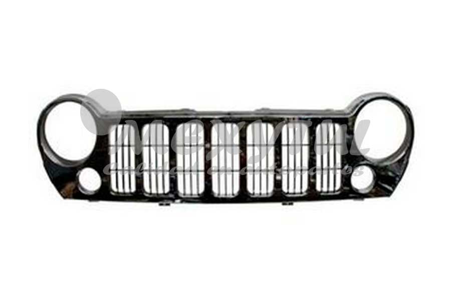 PARRILLA JEEP LIBERTY 05-07 CROM P/FARO AUX (6799) TW