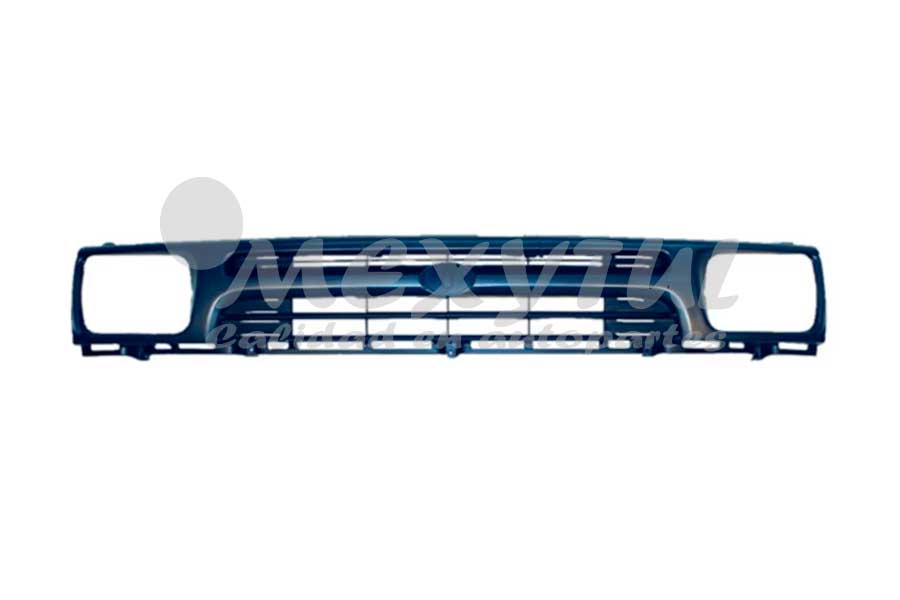 [TOPUH92PARHG] PARRILLA TOYOTA PU 92-95 C/BISEL GRIS/NEG EMB OVAL (3189)