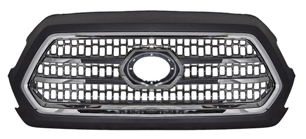 PARRILLA TOYOTA TACOMA 16-19 CROM HUMO F/NEG TW
