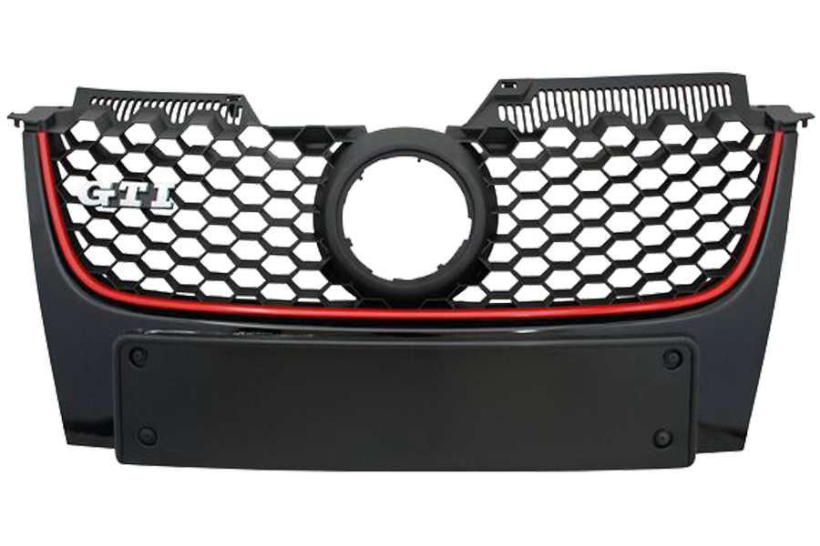 [VOBOR05PAR] PARRILLA VOLKSWAGEN BORA 05-10 / GOLF GTI 07-09 F/ROJO C/EMB C/PORTAPLACA EUROPEO TW