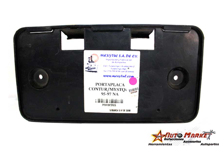 [FOCON95POP] PORTAPLACAS UNIVERSAL