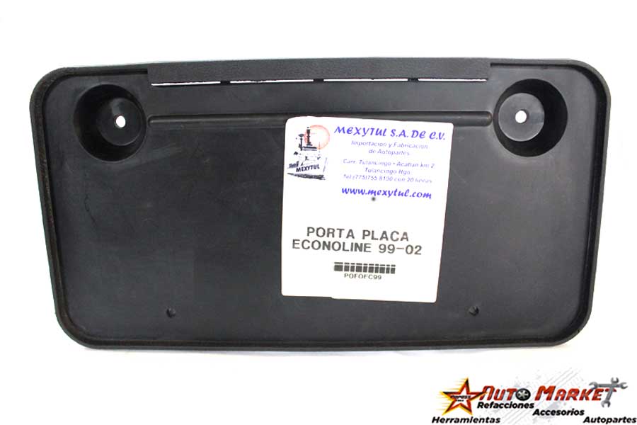 [FOVAN98POP] PORTAPLACA FORD VAN ECONOLINE DE 1992 AL 2002 DEL (101984)