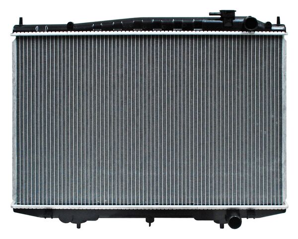[RANI-PU08-AL] RADIADOR NISSAN PU D22 2008 AL 2015/ FRONTIER/ XTERRA DE 2000 AL 2004 STD L4 2.4 GAS 17 2/3X 27 1/5 ALUM SOLDADO TW